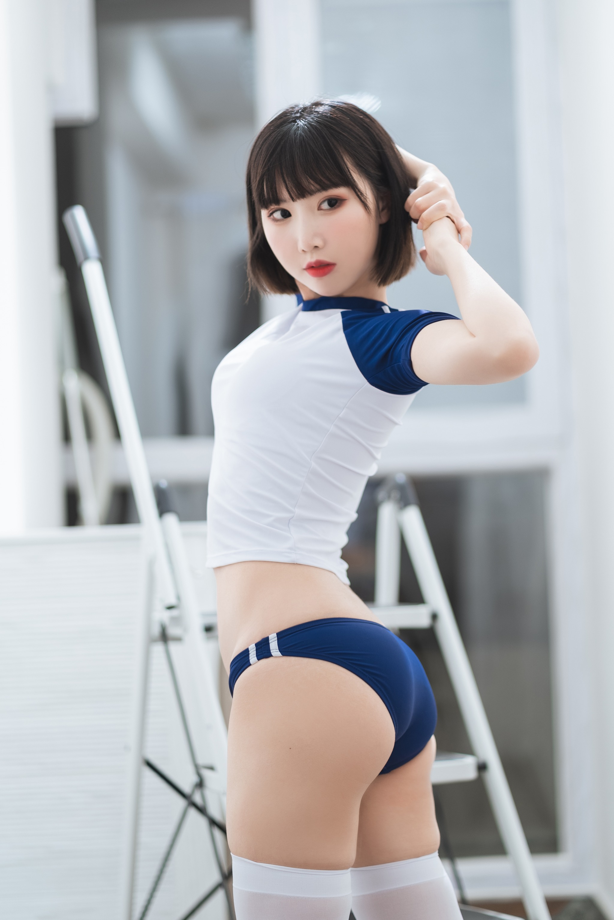 面饼仙儿 - NO.106 Coser面饼仙儿 体操服 [24P]-XikXak